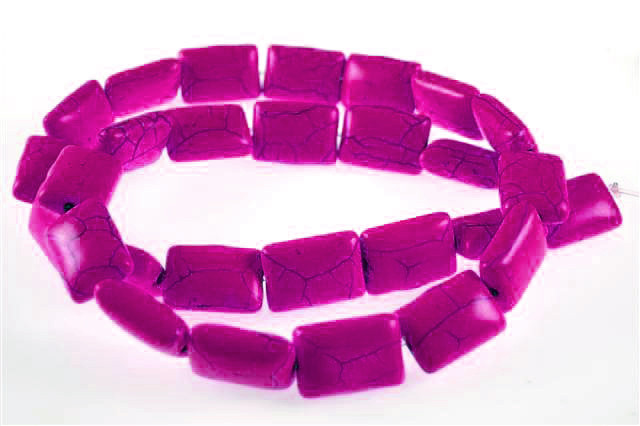 10x14mm Pink Magnesite Rectangular Beads 15.5" [t538f]