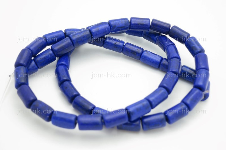 3x5mm Lapis Magnesite Tube Beads 15.5" [t540l]