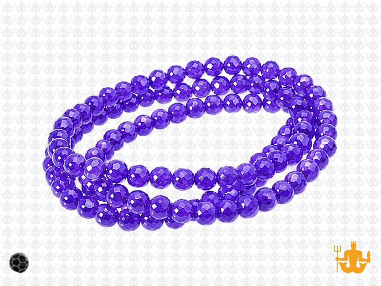 4x3mm Sapphire Glass Faceted Rondelle about 15.5" [uc1a14]