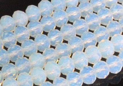 8x6mm Opalite Faceted Rondelle about 15.5" [uc3a43]