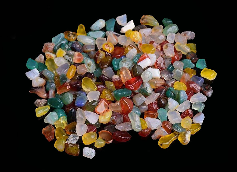 Mix & Match 8-12mm Gemstone Chips About 1.8oz 25gr 85~115pcs [xc]