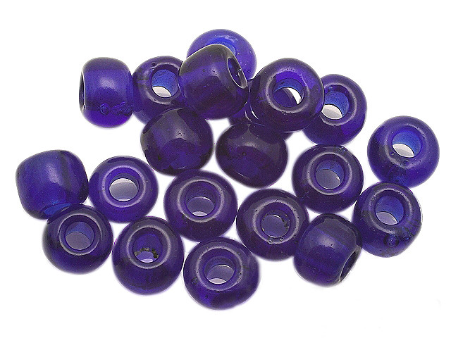 Seed Beads 4mm 6/o 160pcs, Transparent Royal Blue [g8-4]