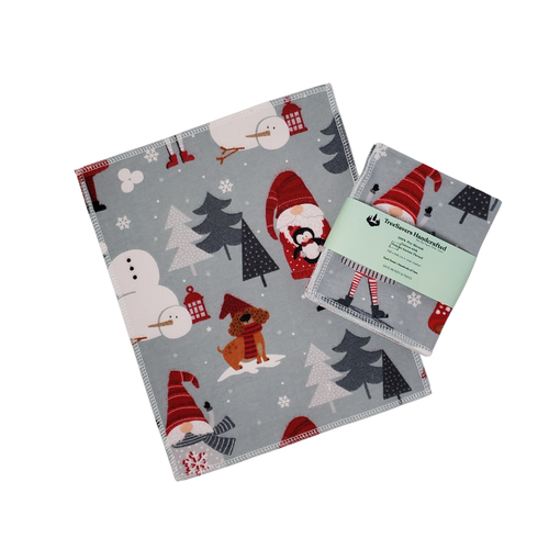 Gnomes - Grey with Snow Friends