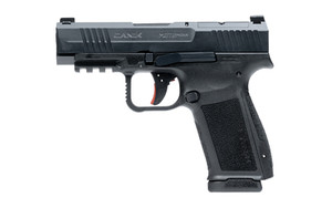 CANIK, METE MC9LS, Semi-automatic, Striker Fired, Polymer Frame Pistol, Compact, 9MM, 3.63" Barrel, Nitride Finish, Black, Optic Ready, White Dot Front Sight, Blackout Rear Sight, 2 Magazines, 17 Rounds