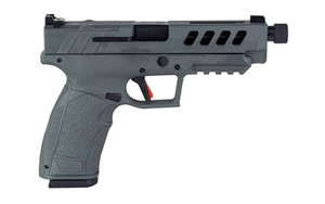 Tisas USA, PX-9 Gen 3 Tactical Night Stalker, Striker Fired, Semi-automatic, Polymer Frame Pistol, Compact, 9MM, 5.1" Threaded Barrel, 1/2X28, Night Stalker Finish, Fiber Optic Front Sight, Optic Ready, 20 Rounds