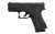 GLOCK, 43X M.O.S., Striker Fired, Semi-automatic, Polymer Frame Pistol, Sub-Compact, 9MM, 3.41" Barrel, GLOCK Marksman Barrel, nDLC Finish, Black, No Finger Grooves, Fixed Sights, 15 Rounds, 2 Magazines