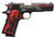 Tisas Arms 1911 Crusader Full Size Frame 45 ACP 7+1 5" Steel Serrated Slide, Distressed Graphite Cerakote Carbon Steel Frame w/Beavertail, Multi-Color Cerakote Grip