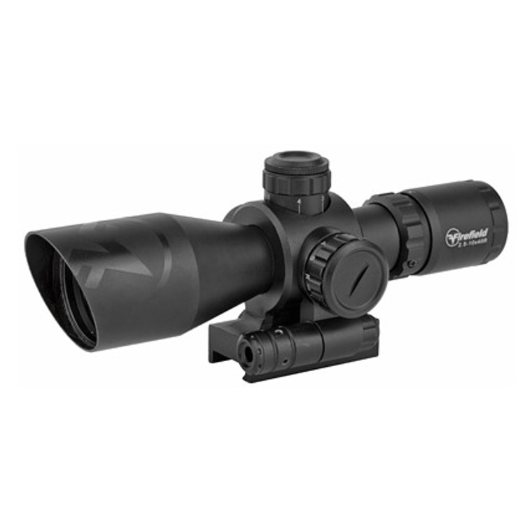 Firefield Barrage 2.5-10x40 rifle scope w/ red laser ff13065