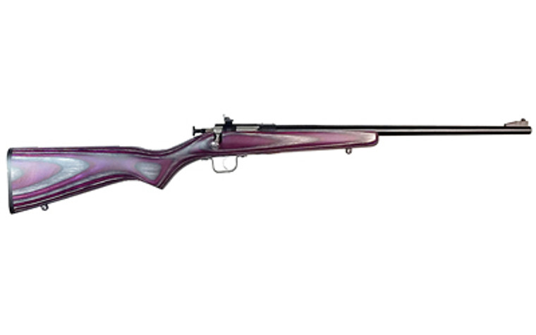 Keystone Sporting Arms, Crickett, Generation 2, Bolt Action, Single Shot Rifle, 22LR, 16.125" Barrel, Blue Finish, Purple Laminate Stock, Adjustable Sights