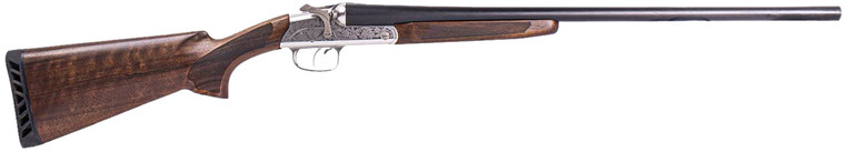 ATI ATIGKOF20RP26 Road Agent Prime 20 Gauge Break Open 2rd 26" Black Side By Side Barrel, Silver Engraved Aluminum Receiver, Fixed Turkish Walnut Stock ATI ATIGKOF20RP26 Road Agent Prime 20 Gauge Break Open 2rd 26" Black Side By Side Barrel, Silver Engraved Aluminum Receiver, Fixed Turkish Walnut Stock