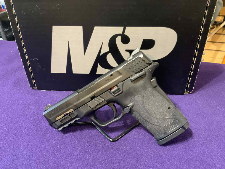 Smith & Wesson, M&P9 SHIELD EZ M2.0, 9MM, 3.68" Barrel, 3-Dot Sights, Manual Thumb Safety, 8 Rounds, 2 Magazines