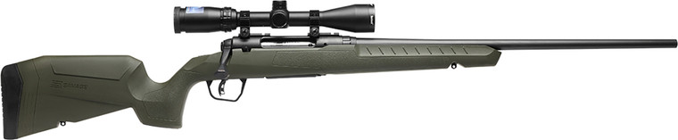 Savage Arms  Axis 2 XP Combo Full Size 400 Legend 4+1 20" Black Sporter Barrel, Black Carbon Steel Receiver Drilled & Tapped, OD Green Fixed Synthetic Stock, Weaver 3-9x40mm Scope, Right Hand