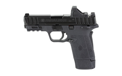Smith & Wesson, Equalizer, 9MM, 3.675" Barrel, Armornite Finish, Black, Optics Ready, Thumb Safety, 3 Dot Sights, 3 Magazines, Includes Magazine Loader, Viridian RFX11 Green Dot Reflex Sight, and Savior Specialist Bag