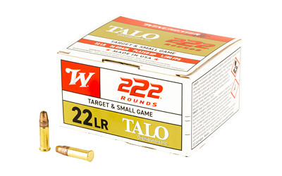 Winchester Ammunition, Rimfire, 22 LR, 36 Grain, Plated Hollow Point, 2,220 Rounds