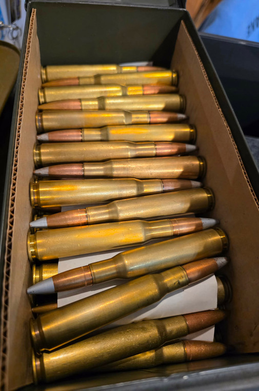 50 BMG Surplus Ammo with Ammo Can