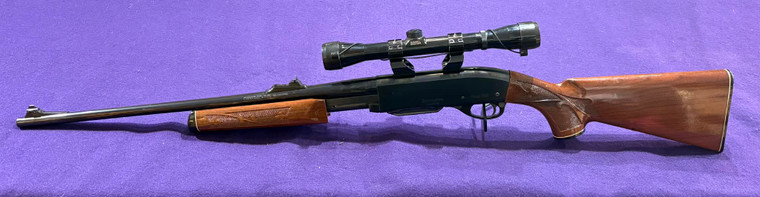 Remington 7600 Pump 30-06 with Scope and See Thru Rings