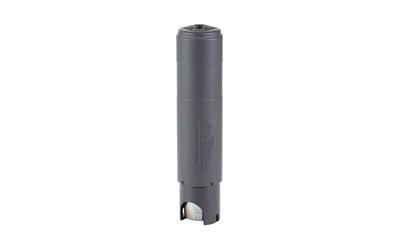 Griffin Armament, GP-NATO, Suppressor, 5.56 NATO, 6.5"L X 1.5"W, 17-4PH Stainless Steel, Full Auto Rated, Fits Most 22mm NATO A1/A2 Flash Hider & Griffin's Gate-LOK Hammer Comp, Black