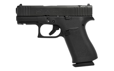 GLOCK, 43X M.O.S., Striker Fired, Semi-automatic, Polymer Frame Pistol, Sub-Compact, 9MM, 3.41" Barrel, GLOCK Marksman Barrel, nDLC Finish, Black, No Finger Grooves, Fixed Sights, 15 Rounds, 2 Magazines