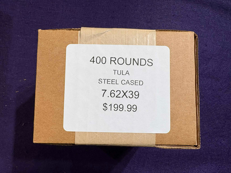 Surplus - Tula 7.62x39 Steel Cased 400 Rounds