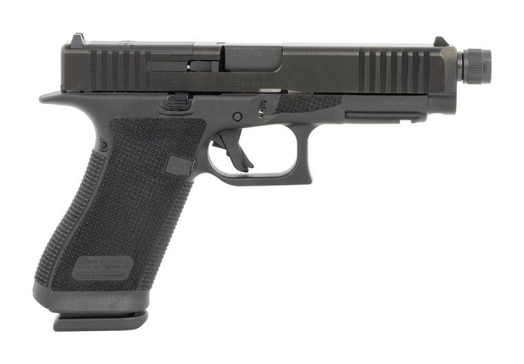 Glock G17 Gen6 Full Size 9mm Luger 17+1 4.49" Threaded Barrel, Steel Optic Ready/Serrated Slide, Polymer Frame w/Accessory Rail, Interchangeable Backstrap Grip, Ambidextrous
