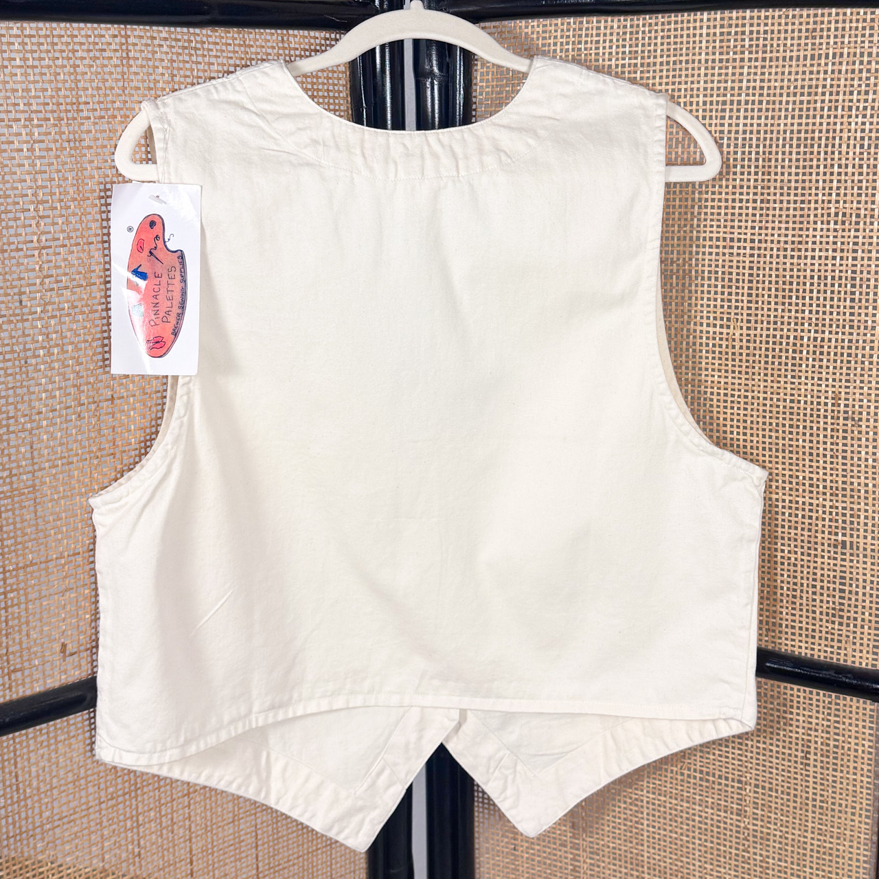 Vintage cotton vest L