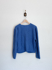 Vintage Blue Cardigan M