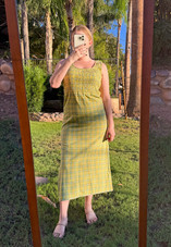Vintage green dress M