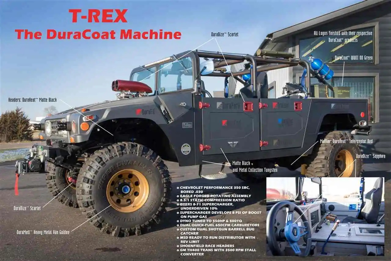 T-Rex The DuraCoat Machine Hummer Replica