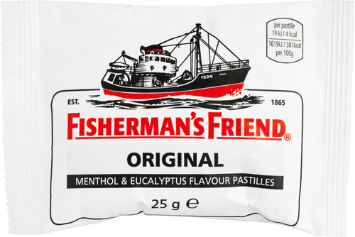 FISHERMANS FRIEND HVID 25 G