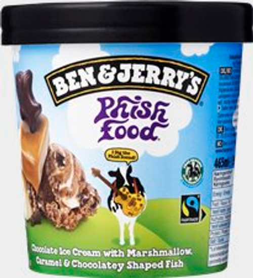 B&J PHISH FOOD 465 ML.