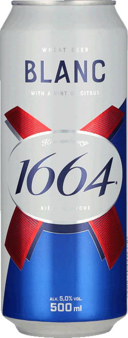 KRONENBOURG 1664 BLANC 50 CL.