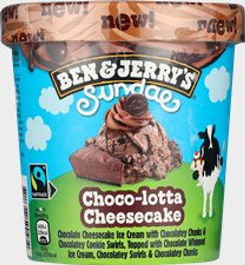 B&J CHOCCO-LOTTA CHEESECAKE 465ML