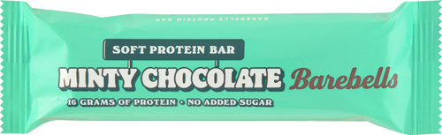 BAREBELLS MINTY CHOCOLATE BAR 55G