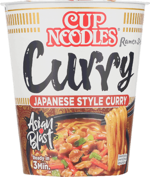 NISSIN CUP NOODLES SPICED CURRY 67G