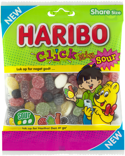 HARIBO CLICK MIX SOUR 120G