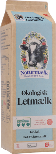 NATURMÆLK ØKO LETMÆLK 1L 