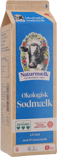 NATURMÆLK ØKO SØDMÆLK 1 LITER 