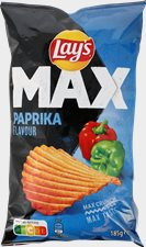 LAYS MAX PAPRIKA 185G 