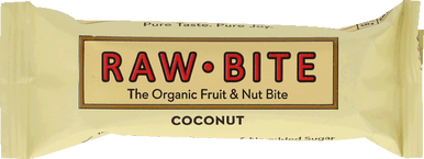 RAWBITE COCONUT ØKOLOGISK 50 G. 