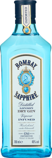 BOMBAY SAPPHIRE GIN 40% 70 CL 