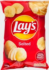 LAYS CHIPS SALTED 175 G. 