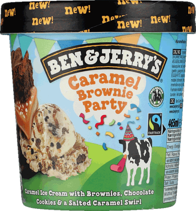 B&J CARAMEL BROWNIE PARTY 