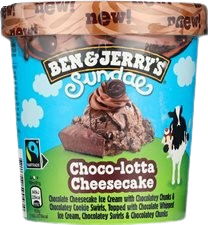 B&J CHOCCO-LOTTA CHEESECAKE 465ML 