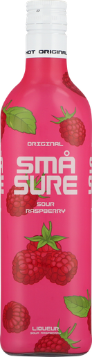 SMÅ SURE SOUR RASPBERRY 70 CL. 