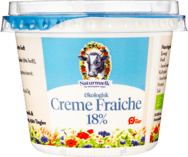 CREME FRAICHE 18% NATURMÆLK 200G 