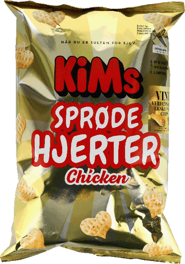 KIMS SPRØDE HJERTER 140 G 