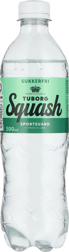 TUBORG SQUASH SPORTSVAND SUKKERFRI 50 CL 