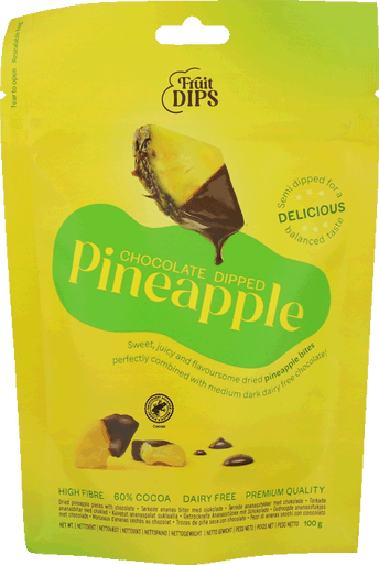 FRUIT DIPS ANANAS CHOKOLADE 100G 