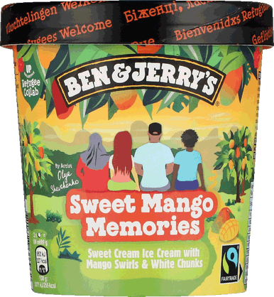B&J SWEET MANGO MEMORIES 465ML 