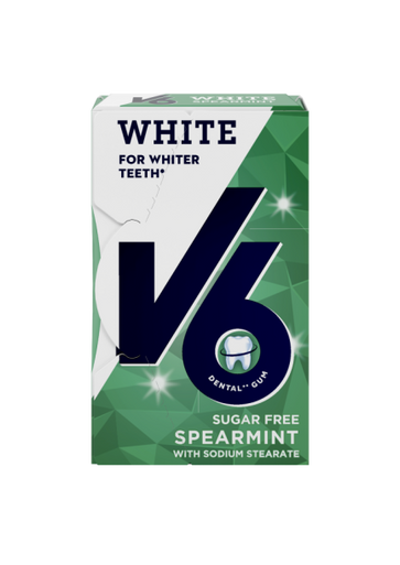 V6 WHITE SPEARMINT 24G 